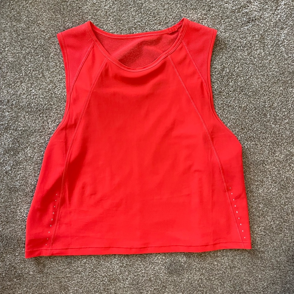 Lululemon SCULPT CROPPED TANK TOP EUC